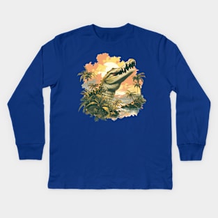 aligator Kids Long Sleeve T-Shirt